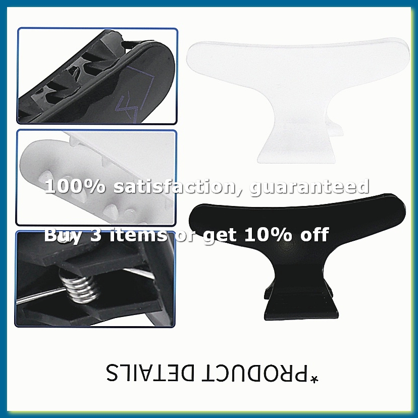 4PCS Black White Hairdressers  - Hair Clips 评论和价格