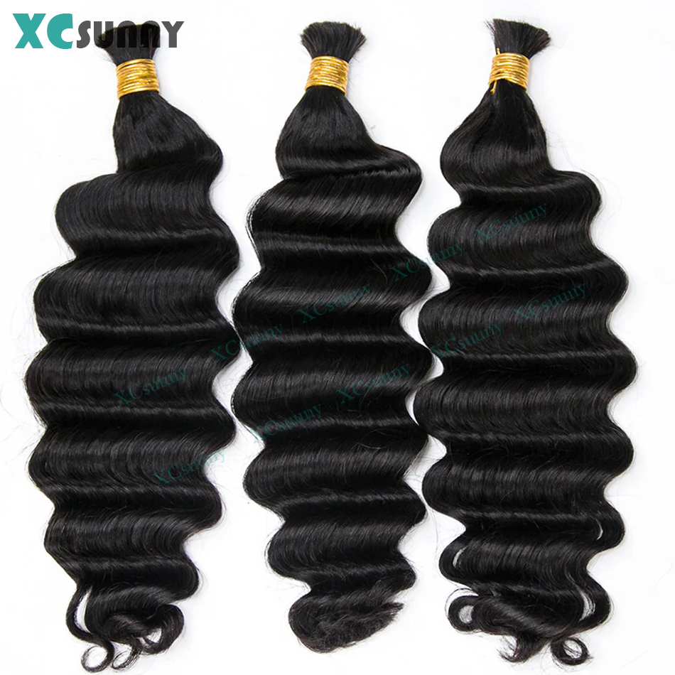 Bulk Human Hair For Braiding D - Water Wave Bulk Human Hair For Braiding 评论和价格