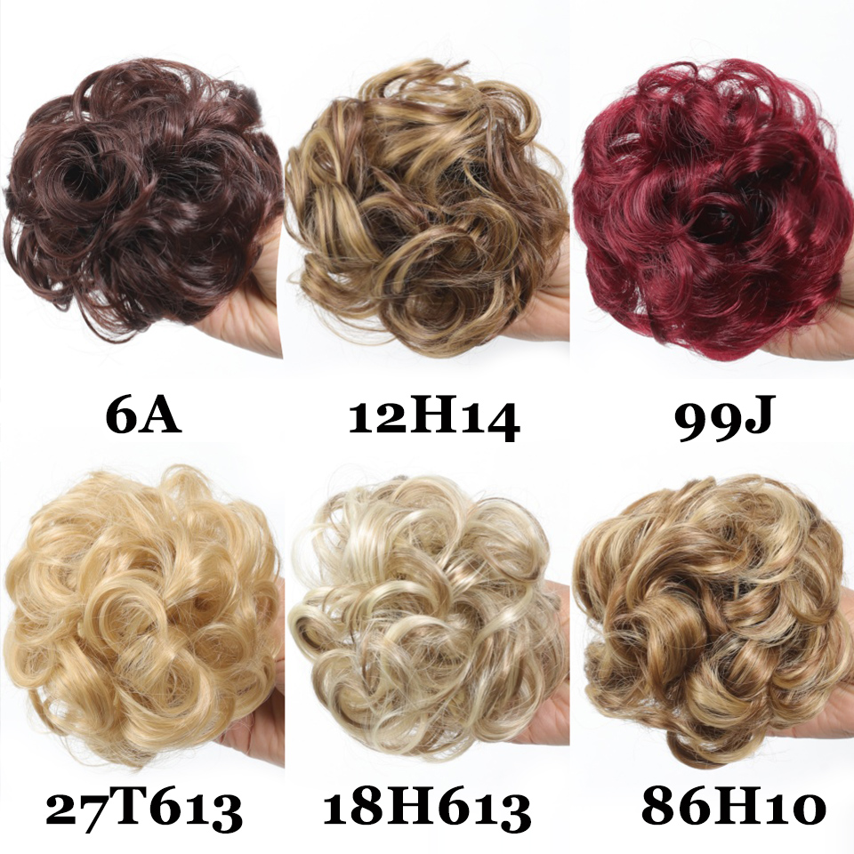 AOSIQUEE Synthetic Chignon Mes - Claw Clip Messy Bun Hair Piece 评论和价格