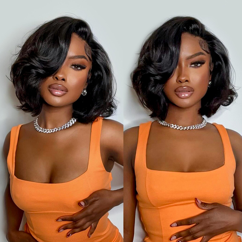 250% Density Human Hair Body W - Glueless Wear And Go Human Hair Wig 评论和价格