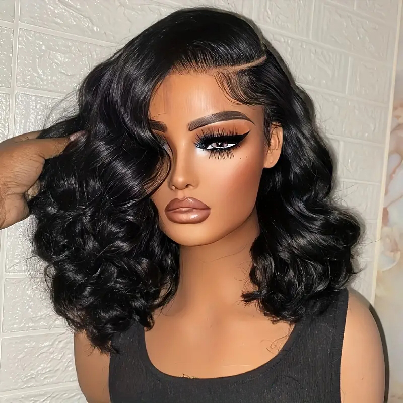 250% Density Human Hair Body W - Glueless Wear And Go Human Hair Wig 评论和价格