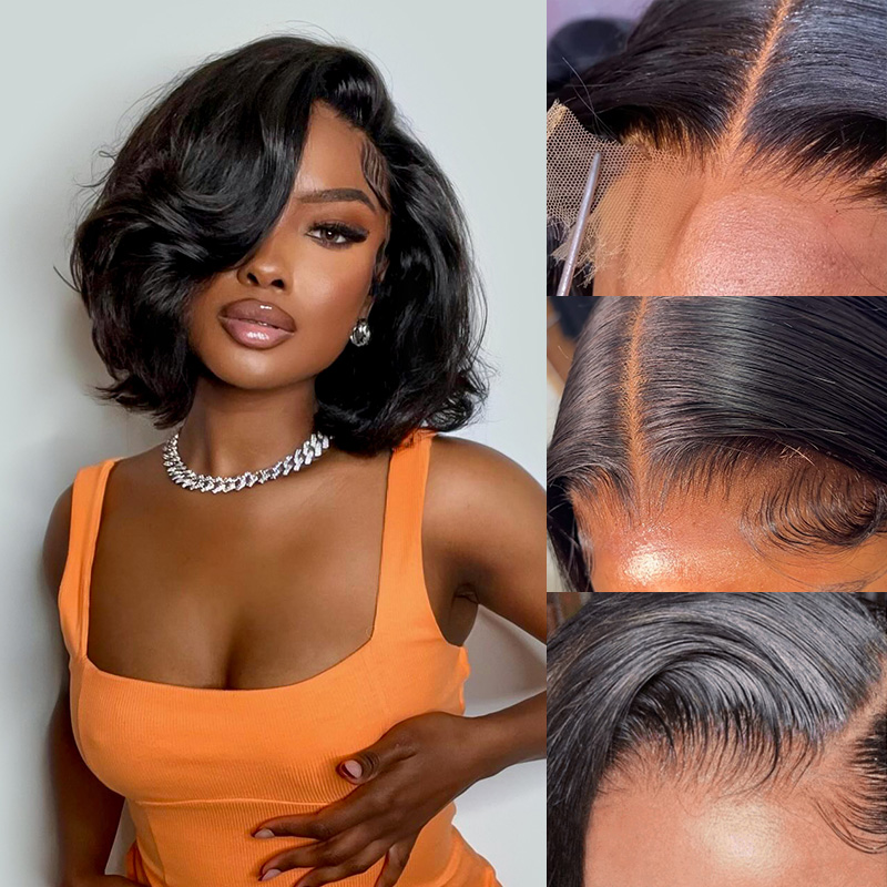 250% Density Human Hair Body W - Glueless Wear And Go Human Hair Wig 评论和价格