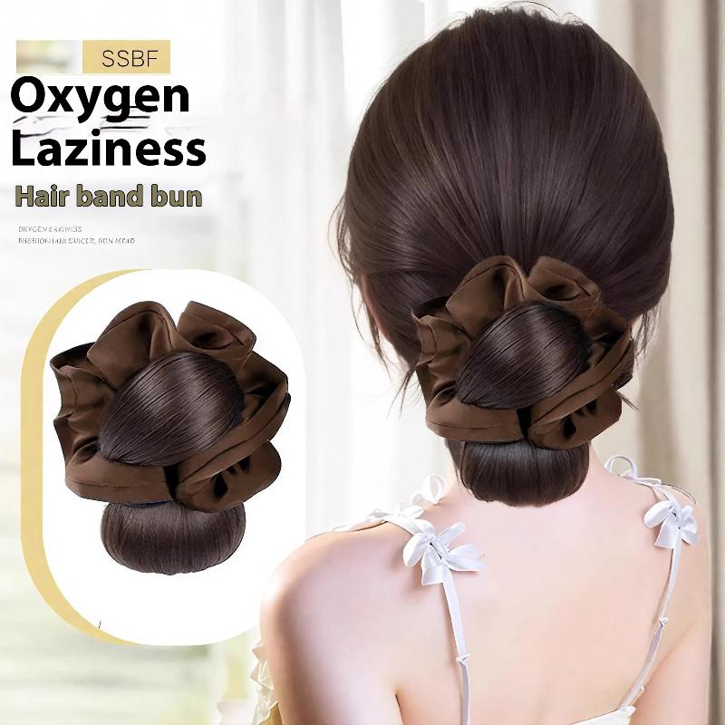 Effortless Updo Synthetic Claw - Claw Clip Messy Bun Hair Piece 评论和价格