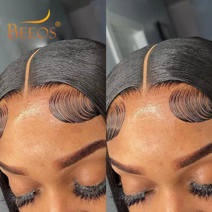 BEEOS Ultra Fitted 13X6 HD Tra - Hd Lace Frontal Wig Human Hair Pre Plucked 评论和价格