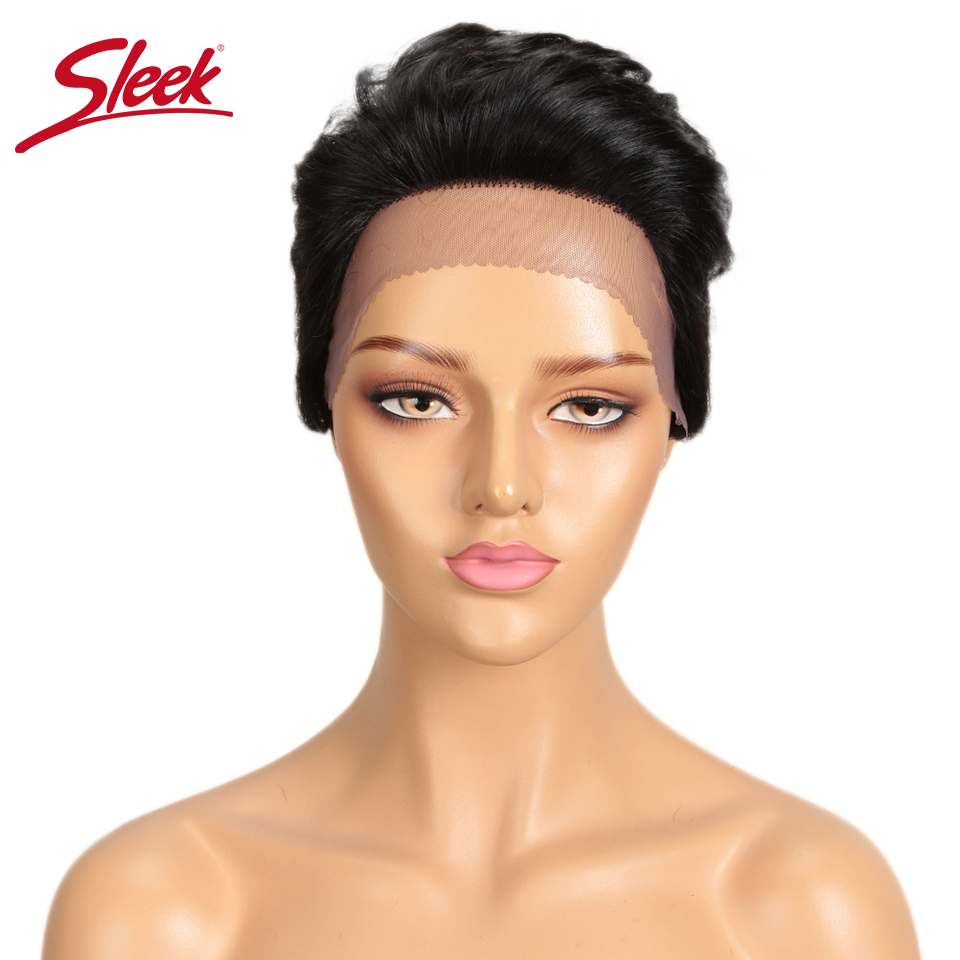 Sleek Short Pixie Cut Bob Lace - Short Pixie Cut Wig Human Hair Cheap 评论和价格