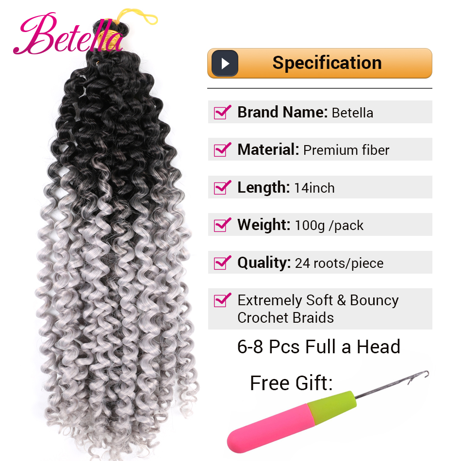 Afro Curls Hair Bundles Synthe - Water Wave Bulk Human Hair For Braiding 评论和价格