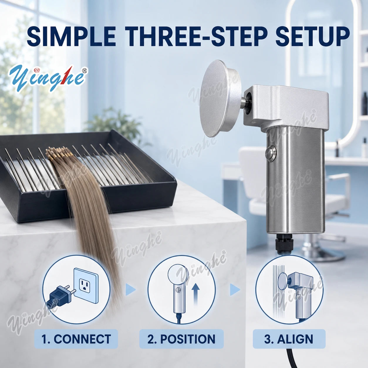 Upgraded Auto Hair Aligner,Sli - Hair Bundles 评论和价格