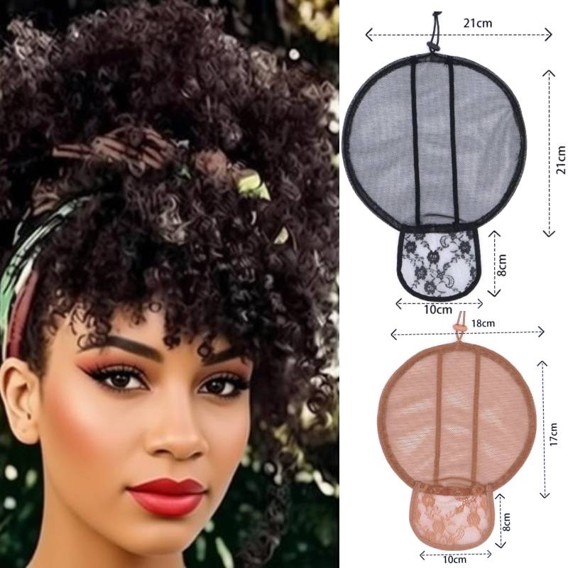 17cm Adjustable Drawstring Afr - Drawstring Afro Curly Puff Ponytail 评论和价格