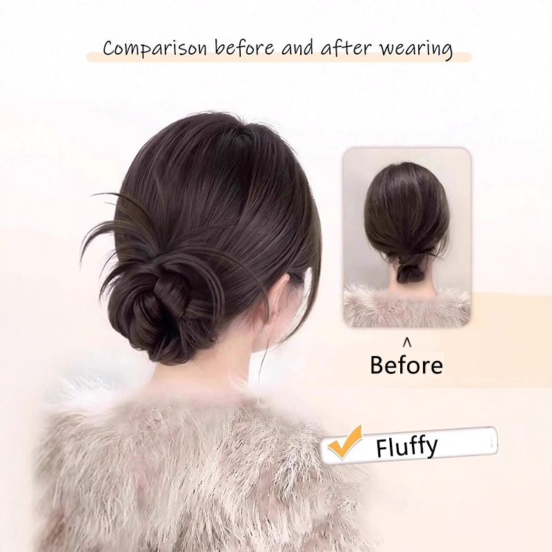 Fluffy Spiky Messy Bun Hair Pi - Claw Clip Messy Bun Hair Piece 评论和价格
