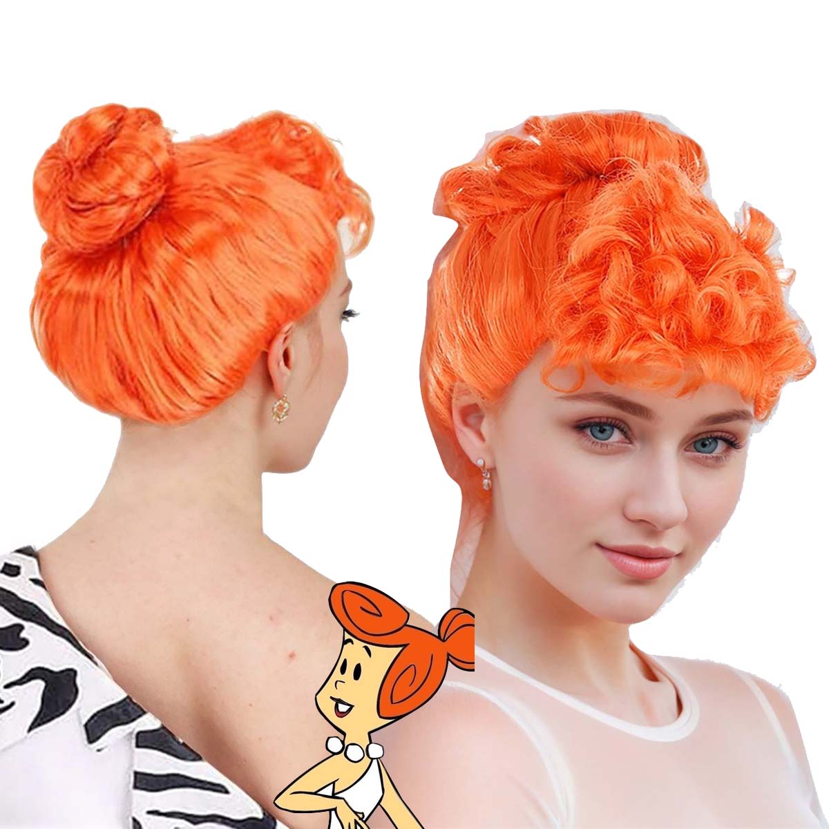Women Cavewoman Costume Props  - Synthetic Braided Wigs For Black Women 评论和价格