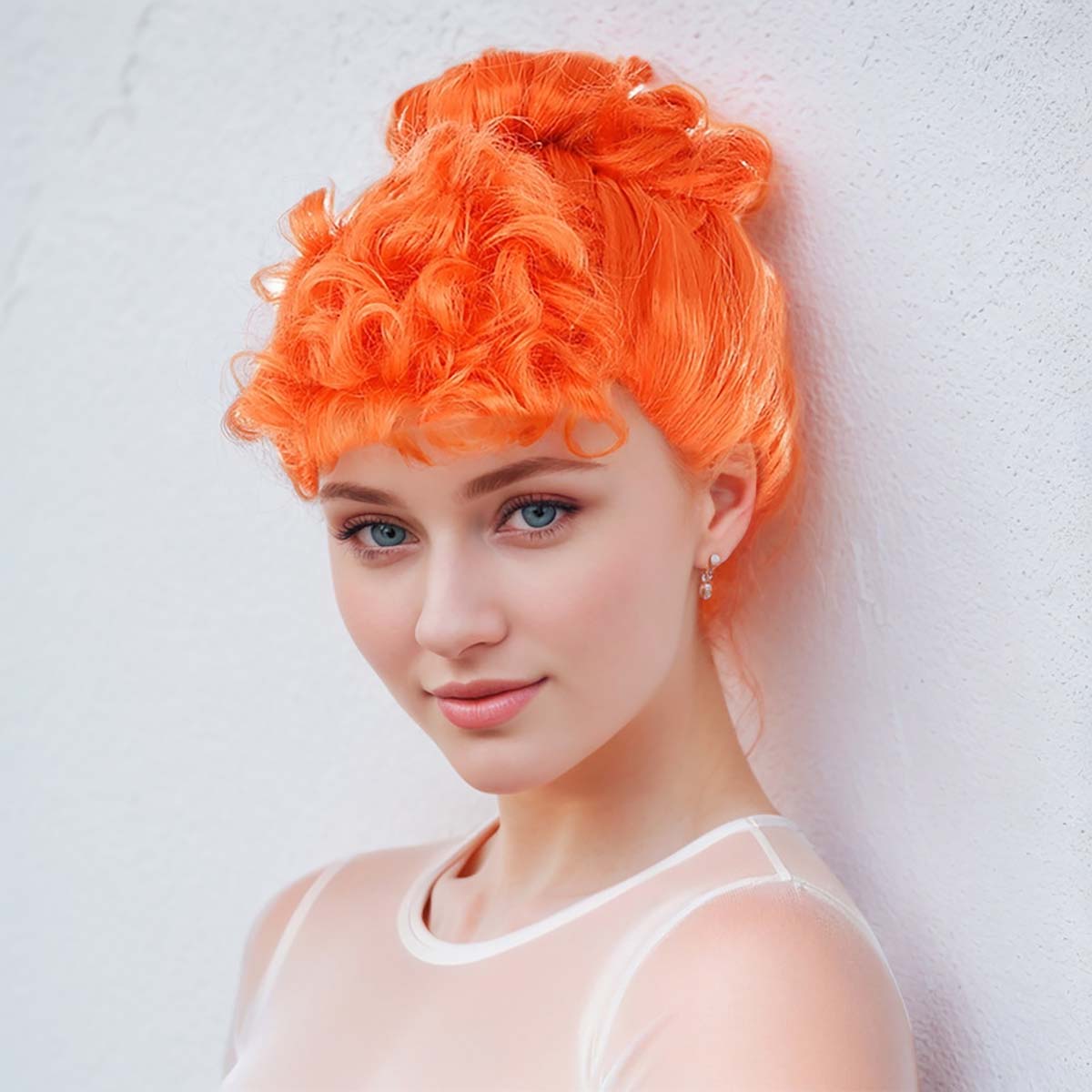 Women Cavewoman Costume Props  - Synthetic Braided Wigs For Black Women 评论和价格
