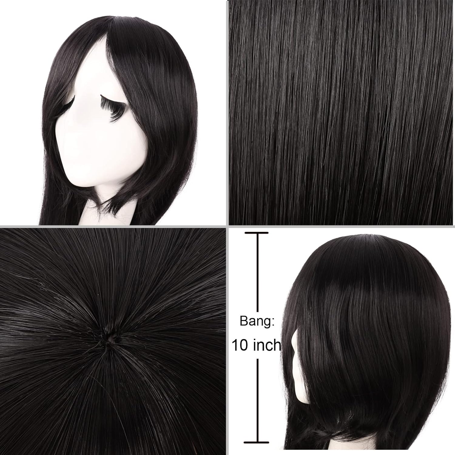 40 Inch 100 cm Long Straight C - Synthetic Braided Wigs For Black Women 评论和价格