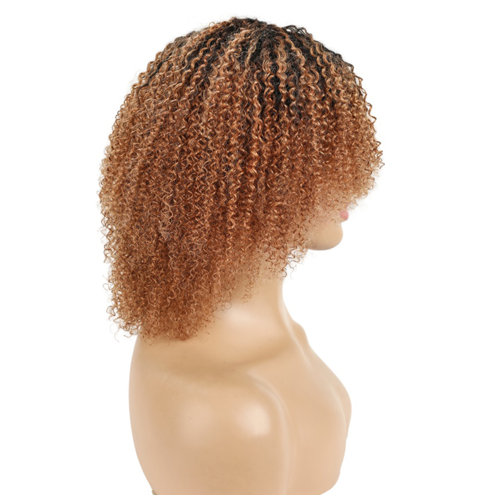 Peruvian Hair Afro Kinky Curly - Short Pixie Cut Wig Human Hair Cheap 评论和价格
