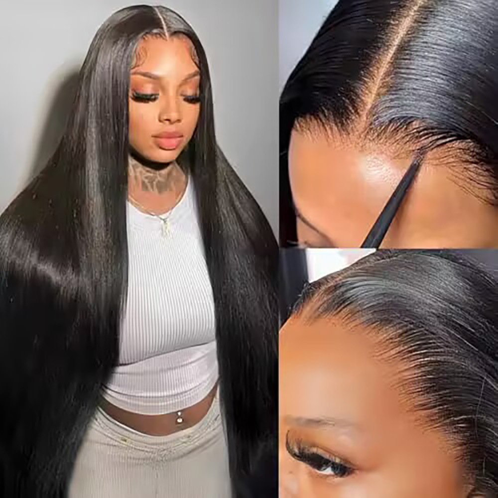 200% Density Bone Straight 7x6 - Hair Bundles 评论和价格