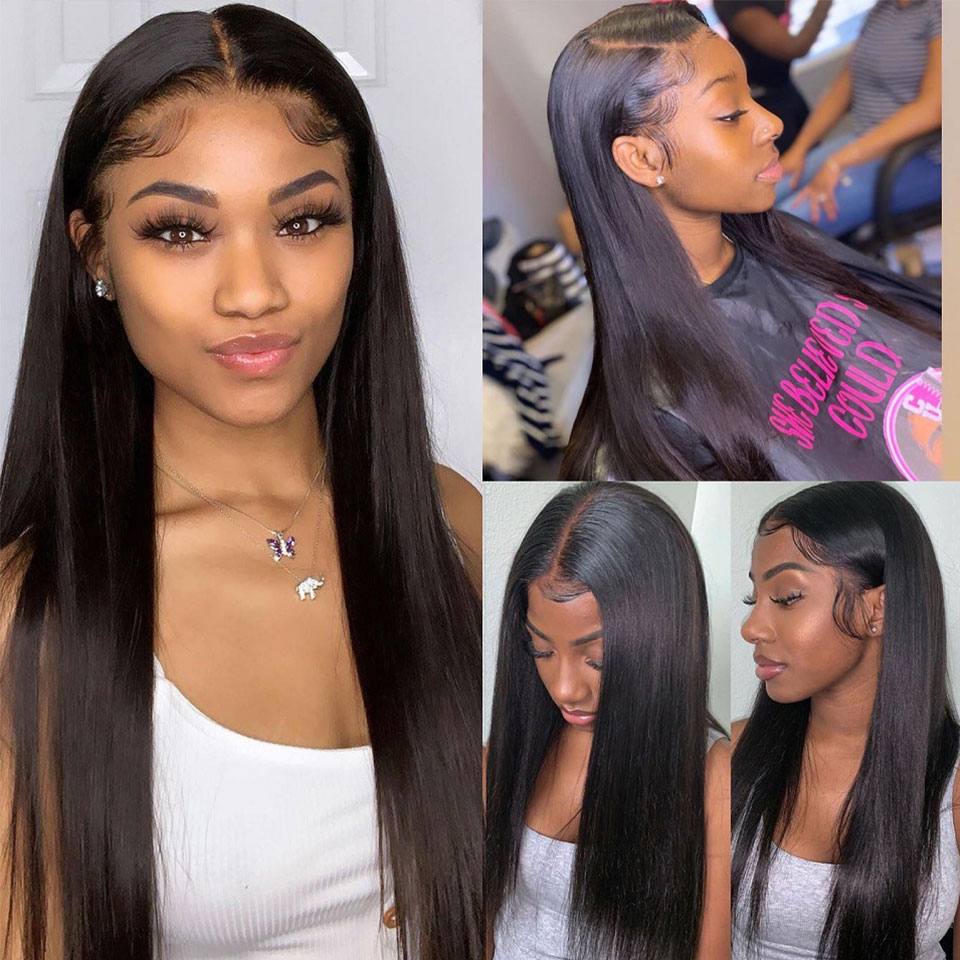 Clip in Hair Extensions Straig - Seamless Clip In Hair Extensions Human Hair 评论和价格