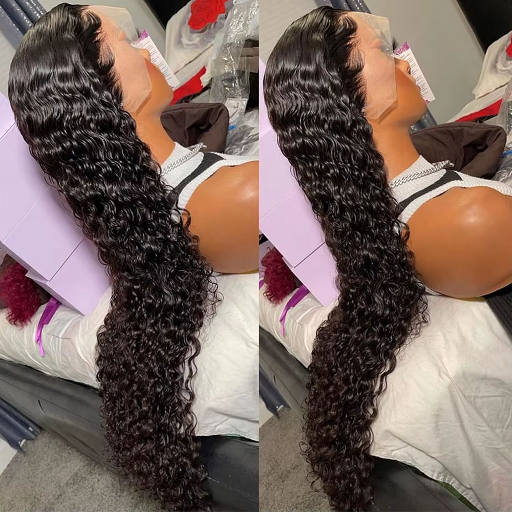 42 Inch Brazilian Virgin Human - Lace Front Wigs 评论和价格